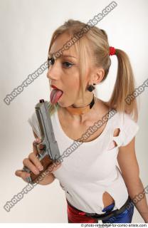 18 2018 01 NIKOL HARLEY STANDING POSE WITH BASEBALL BAT&hellip;